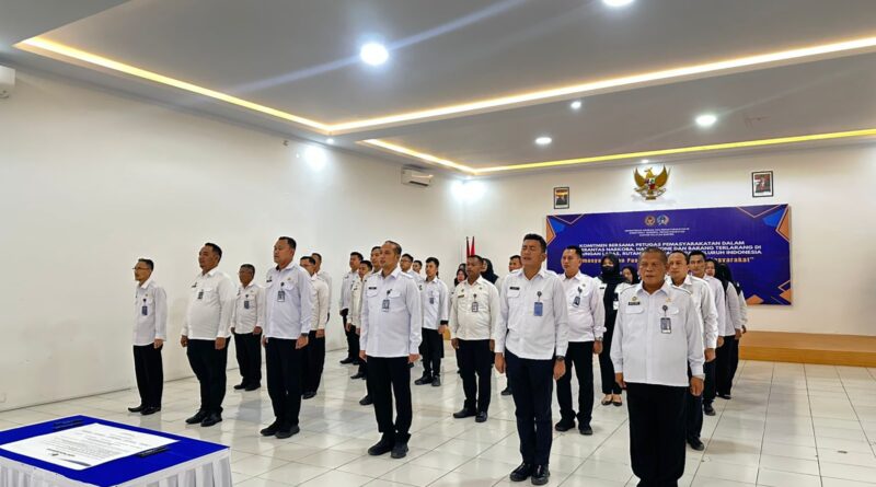 Jajaran Pemasyarakatan Seluruh Indonesia Teken Komitmen Bersama Pemberantasan HALINAR