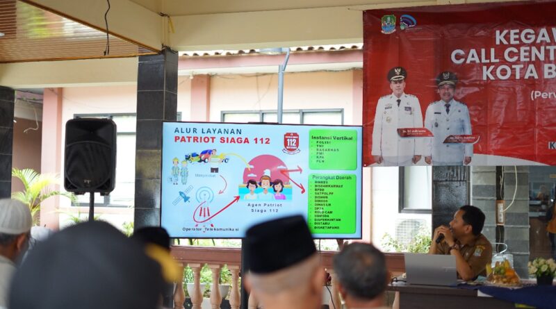 Diskominfostandi Kota Bekasi Gelar Diseminasi Layanan Darurat 112 di Kecamatan Pondokgede