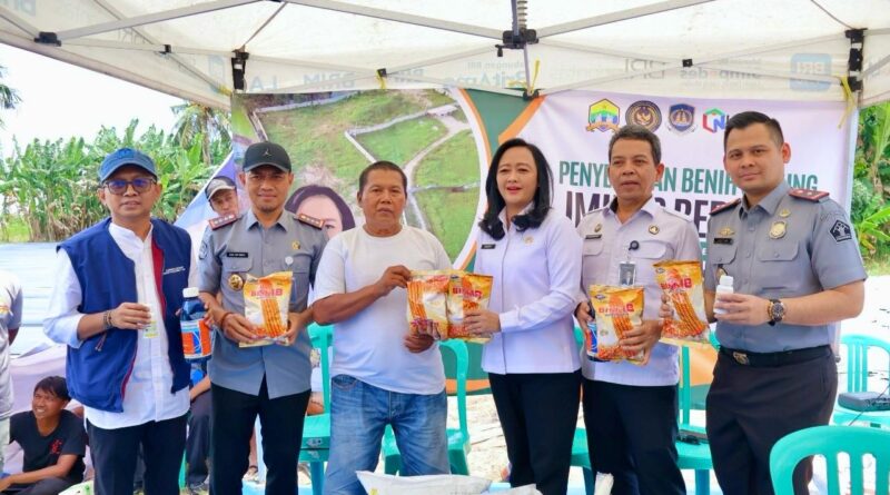 Imigrasi Banten Berkolaborasi dengan DKP3 Serang Dukung Ketahanan Pangan Melalui Bantuan Benih dan Pupuk