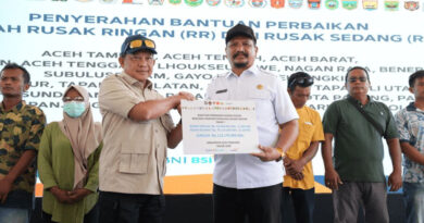 Satgas PRR Salurkan Bantuan Perbaikan 25 Ribu Rumah Terdampak Bencana di Sumatera