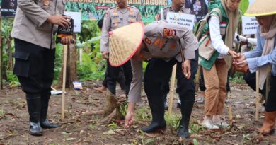 Dukung Program Ketahanan Pangan, Polres Pandeglang Laksanakan Penanaman Jagung Kuartal I 2026