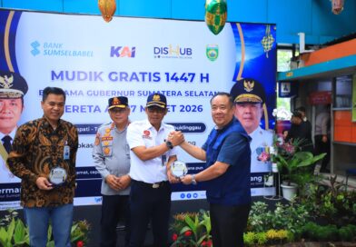 Wagub Sumsel Lepas Peserta Mudik Gratis Kereta Api Tujuan Lampung dan Lubuklinggau