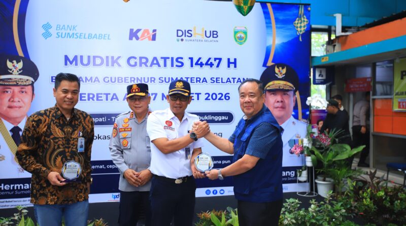 Wagub Sumsel Lepas Peserta Mudik Gratis Kereta Api Tujuan Lampung dan Lubuklinggau