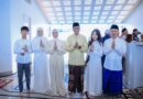 Gubernur Lampung Rahmat Mirzani Djausal Shalat Idulfitri Bersama Ribuan Warga di Masjid Raya Al-Bakrie