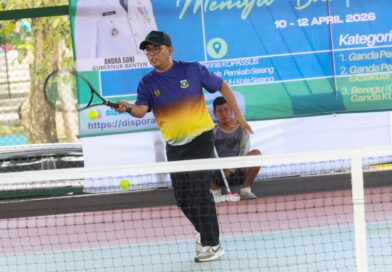 Turnamen Tenis Piala Gubernur Banten 2026 Jadi Ajang Silaturahmi Forkopimda