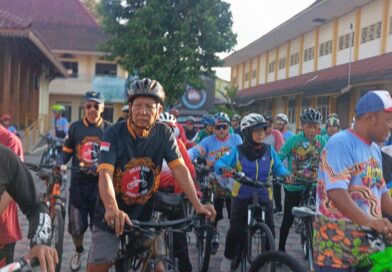 Gowes 17 Kilometer Warnai Perayaan HUT ke-9 ALGOJO di Condongcatur