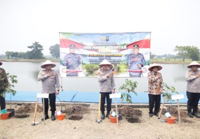 Penanaman 1.000 Pohon Rambutan, Upaya Polda Banten Jaga Kelestarian Lingkungan
