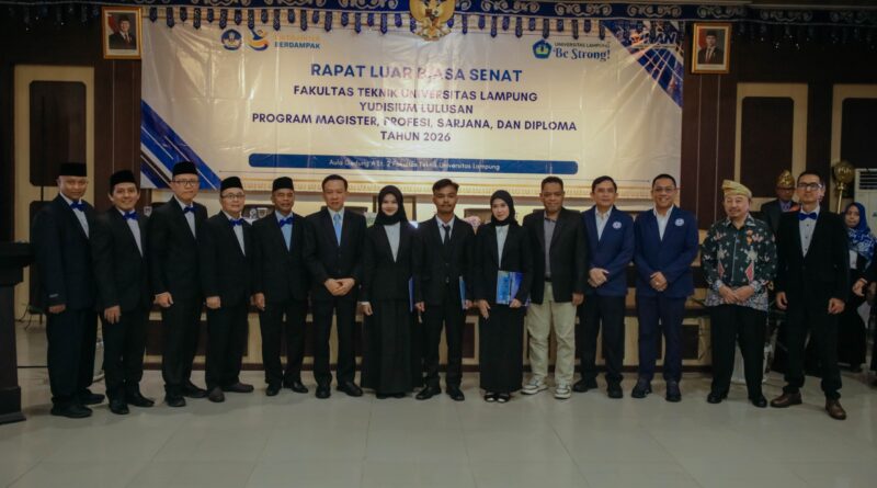 Marindo Kurniawan Dorong Lulusan Unila Tingkatkan Daya Saing dan Inovasi