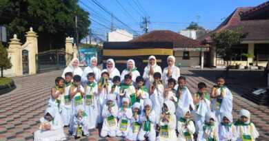 Kalurahan Condongcatur Jadi Lokasi Edukasi Manasik Haji bagi Puluhan Siswa TK