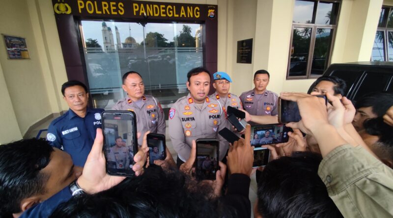 Polres Pandeglang Gelar Konferensi Pers Terkait Kecelakaan Maut di Majasari