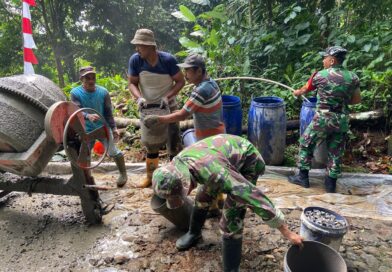 Kodim 0707/Wonosobo Kebut Pembangunan Jalan, Akses Desa Grugu Segera Meningkat