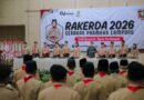 Ketua Kwarda Pramuka Lampung Jihan Nurlela Buka Rakerda Pramuka 2026