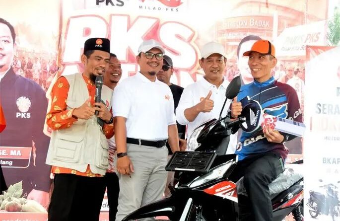 DPD PKS Pandeglang Rayakan Milad ke-24 Lewat Action Feat di Stadion Badak