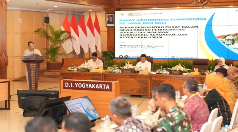Stabilitas Daerah Jadi Kunci, Mendagri Tito Karnavian Minta Forkopimda Perkuat Sinergi