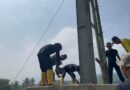 Satbrimob Polda Banten Perbaiki Jembatan di Bayah Demi Kelancaran Aktivitas Warga