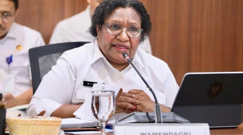 Dana Otsus dan DTI Papua Rp2,7 Triliun, Wamendagri Ribka Haluk Minta Pemda Segera Sampaikan RAP Dana Otsus dan DTI Papua Rp2,7 Triliun, Wamendagri Ribka Haluk Minta Pemda Segera Sampaikan RAP