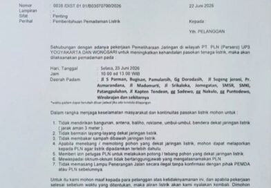 Besok Listrik Yogyakarta Dipadamkan PLN, Warga Diminta Antisipasi