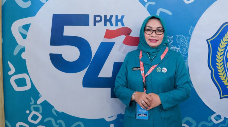 Ketua TP PKK Kota Bekasi Ikuti Puncak Peringatan HKG PKK ke-54 Tingkat Nasional