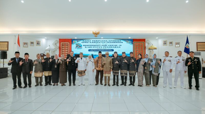 HUT ke-19 Pesawaran, Gubernur Mirza Ajak Perkuat Kolaborasi dan Tingkatkan Kualitas SDM