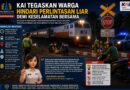 Usai Insiden Temperan, KAI Daop 6 Ingatkan Warga Gunakan Perlintasan Resmi