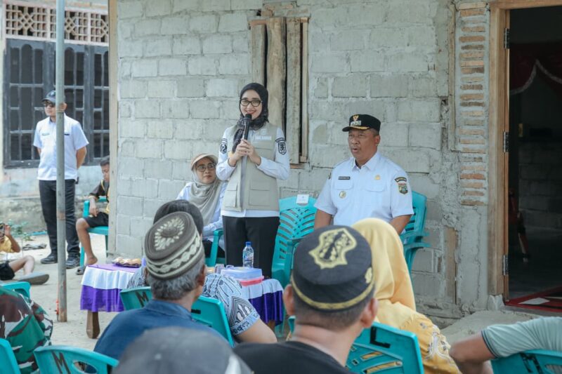 Wagub Jihan Tinjau Calon Penerima BSPS di Lampung Tengah