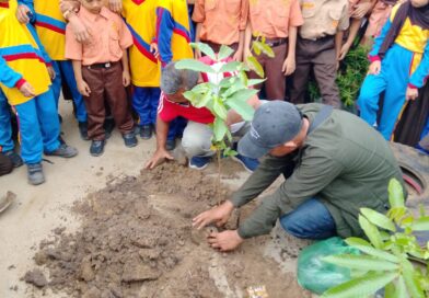 Sosialisasi dan Aksi Penghijauan, AMPHIBI Edukasi Siswa SDN 013829 Ledong Timur