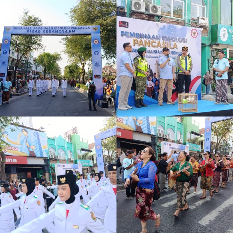 Kirab Kebangsaan di Malioboro Libatkan Beragam Elemen, Perkuat Semangat Persatuan