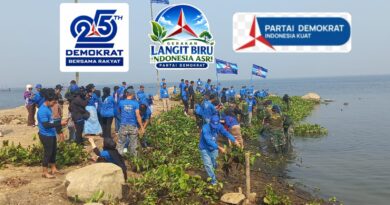 Demokrat Purwakarta Sambut HUT ke-25 dengan Gerakan Indonesia Asri Langit Biru