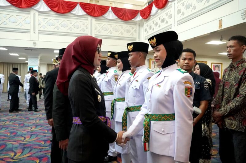 Paskibraka Lampung 2026 Dikukuhkan, Wagub Jihan Dorong Generasi Berintegritas