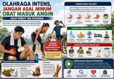 Olahraga Berat Picu Perut Tak Nyaman, Waspadai Konsumsi Obat Masuk Angin Sembarangan