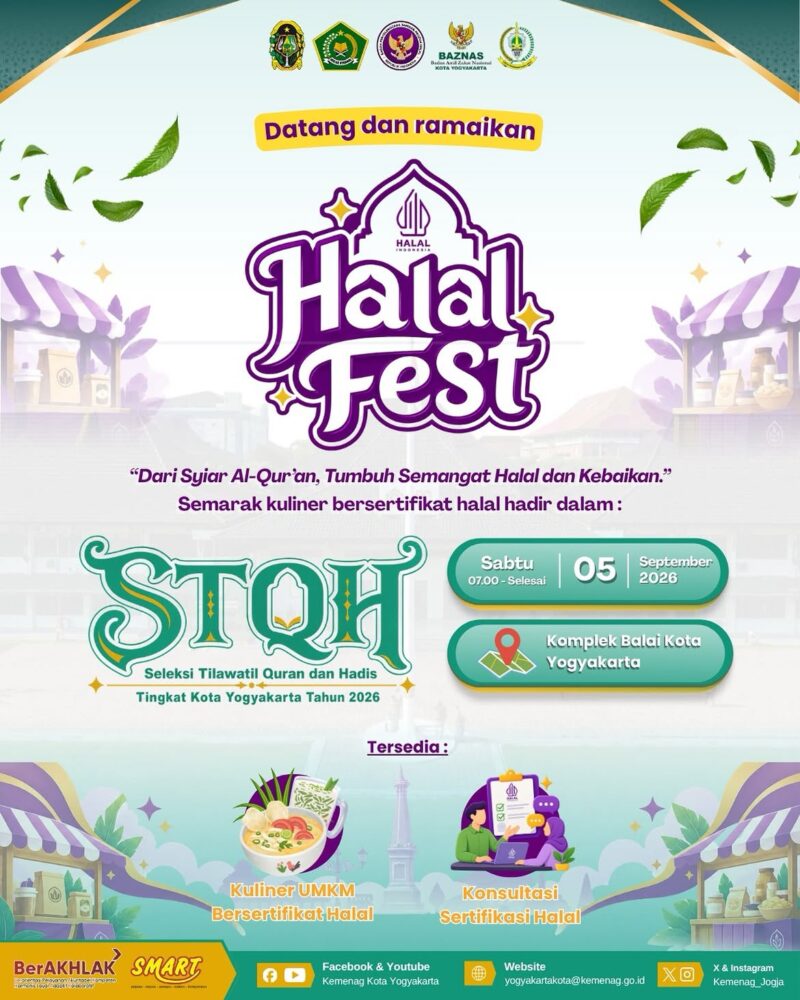 Halal Fest 2026 Hadir Bersama STQH, Jadi Momentum Penguatan UMKM Produk Halal
