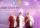 Kostum Tim Lomba Senam Kreasi Nasional Provinsi Banten Promosikan Wastra Daerah