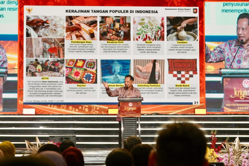 Tutup Kriyanusa 2026, Mendagri Tito Apresiasi Potensi Luar Biasa Kerajinan Indonesia