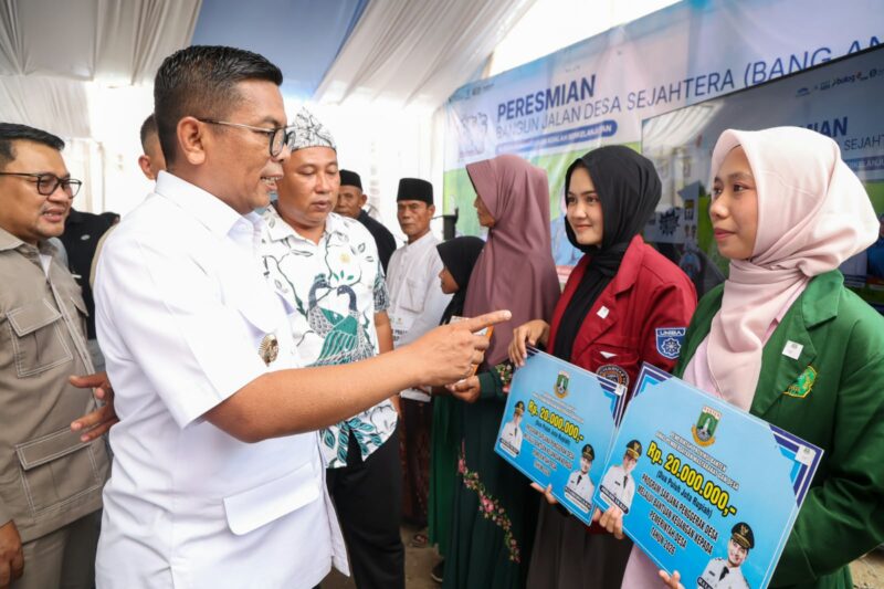 Puluhan Kilometer Jalan Desa Dibangun, Program Bang Andra Perkuat Akses Warga