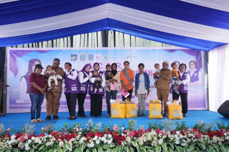Dorong Pemenuhan Standar Pelayanan Minimal, TP Posyandu Pusat Berikan Asistensi Teknis Posyandu di Sorong