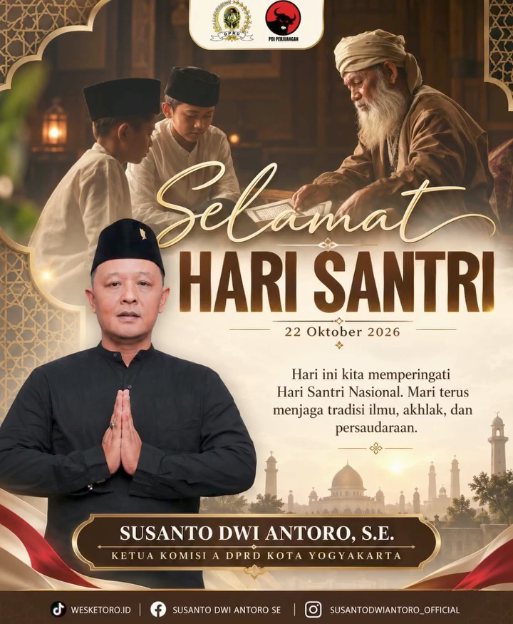 Dorong Peran Generasi Muda, Susanto Dwi Antoro Tegaskan Pentingnya Kontribusi Santri untuk Dunia