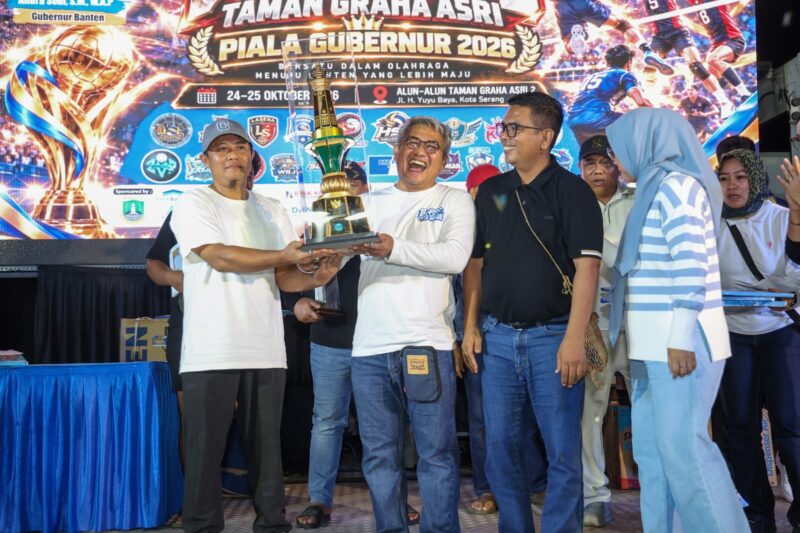 Gubernur Banten Andra Soni Resmikan Kejuaraan Volley Wars 2026 guna Jaring Bibit Atlet Daerah